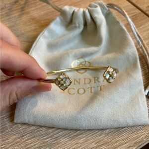 Kendra Scott gold cuff bracelet
